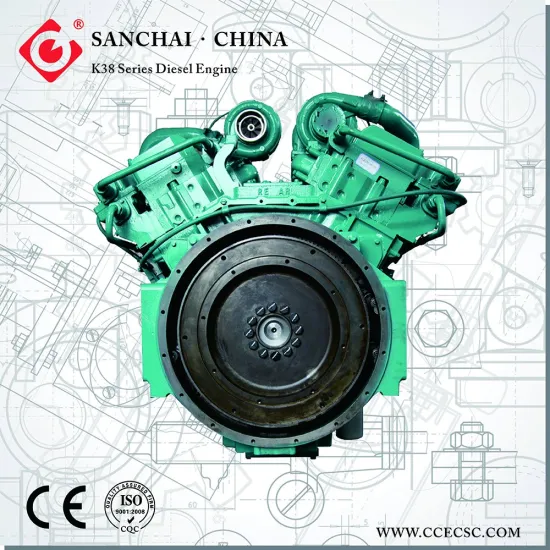 500KW 600kw 700kw Diesel Engine with Air Compressor for Generator Drive