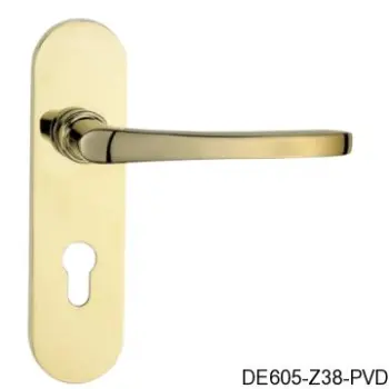 Zinc  Alloy Door handle locks (DE605-Z38-PVD)