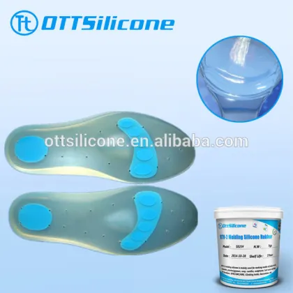 Medical grade silicone rubber for forefoot health care insoles