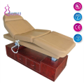 Lit de massage en cuir pliable électrique