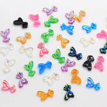 Hottest Kawaii Flatback Bowknot Resin Craft Charms Αξεσουάρ λευκώματος Bowtied Diy Hair Bows Center Art Decoration