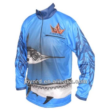 Custom Dye Sublimation Long Sleeve Blouse Anti-UV Fishing Apparel