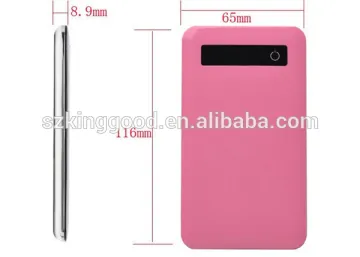 Super slim 4000mah li-polymer portable ultra thin power bank