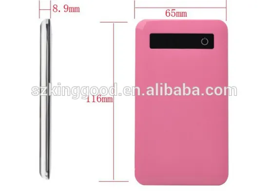 Super slim 4000mah li-polymer portable ultra thin power bank