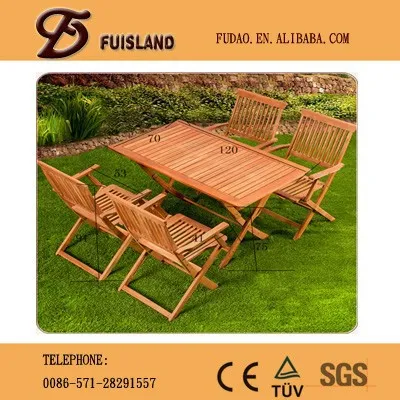 wooden garden table and chairs wooden furniture