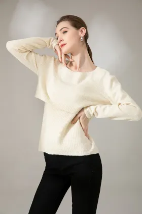 Casual all-in-one knit sweater