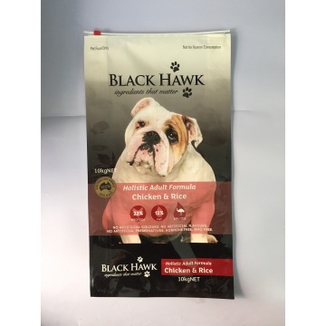 Stand Up Plastic Pet Food Bag Custom