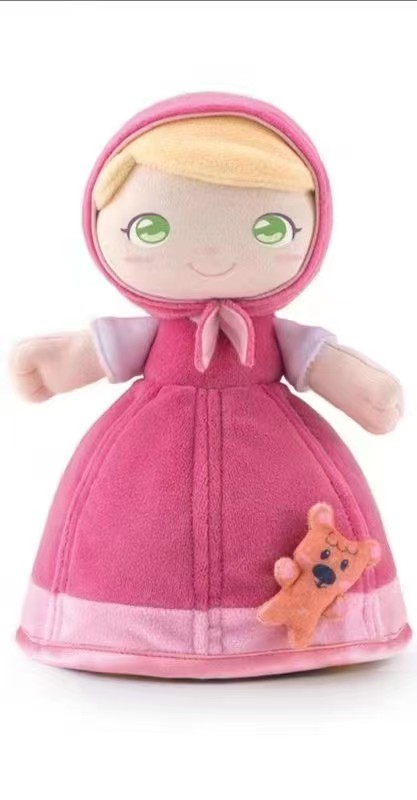 Giocattolo peluche principessa bambina