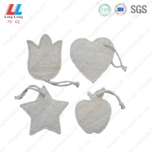 Variety shape loofah bath sponge