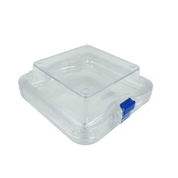 10x10x5cm Dental Clear Plastic Denture Storage Membrane Box