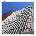 Motorized Aluminum Air Vent Louvers with Automatic Aerofoil Blades for Exterior Sun Shading: Zonron AS2047