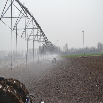 Irrigation machines with different water supply methods and stable equipment for furrow guiding systems Aqualine