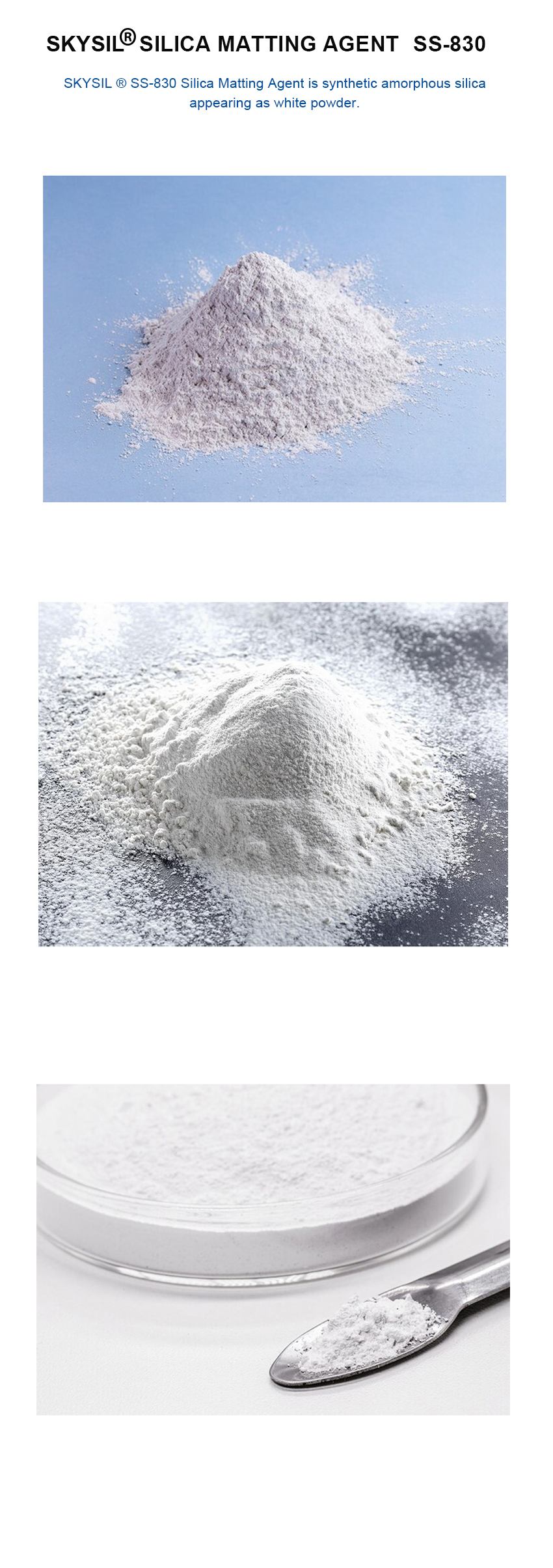 QUANXU SILICA DIOXIDE POWDER (SS-830) M1