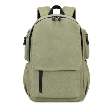 Vintage Canvas Backpack for Teens and College Students