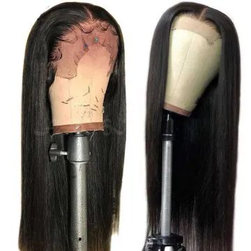 Factory Price Swiss 13X6 Hd Lace Frontal Wig  Pre Plucked Brazilian Hair Wig With Black Women 100% Human Hair Wig Lace Front