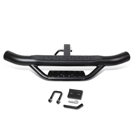 High Quality 4x4 Rear Hitch Step Bar for Trailer Truck Towing - 36"W x 4"OD 2"Receiver