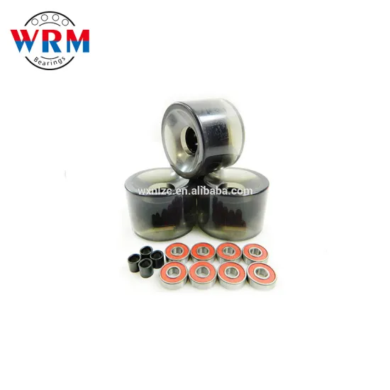 Cruiser Wheels (Clear Smoke) ABEC 7 Longboard Skate Wheel Bearing