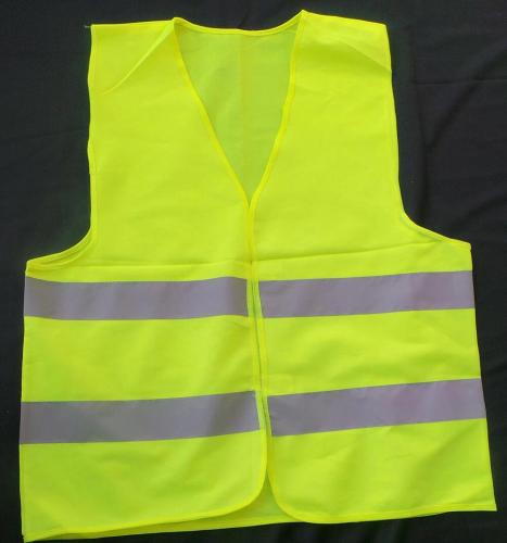 PVC X-ray Thread Yellow Reflective Safety Vest