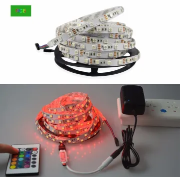 Specialized decoration 5m led RGB strip 60leds/m 12v waterproof single layer pcb colorful 5050 led stage RGB strip light