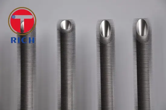 Fin tubes for heat recovery pipe