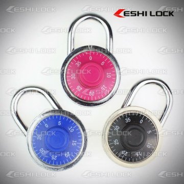 Digit Dial Round Combination Padlock