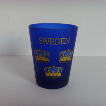 Blue Shot Glass