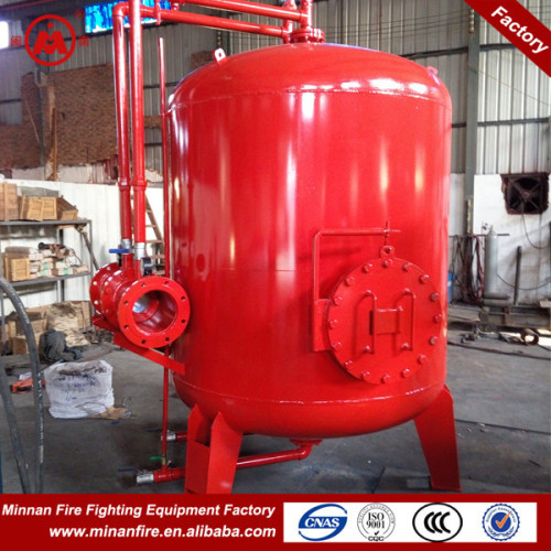 fire foam rubber bladder tank