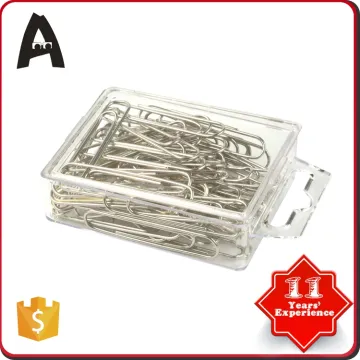 50mm silver color custom logo office supplies metal paper wire clip paper clip sizes