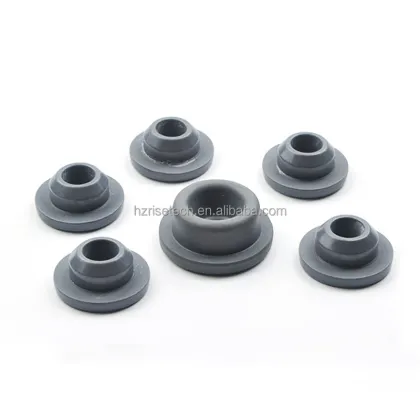 Pharma Grade Bromobutyl Rubber Stoppers - 27mm Grey Color for Infusion Bottle Use