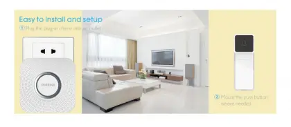 Forrinx 1000 feet long distance wireless doorbell