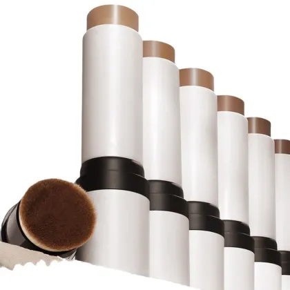 Vegan 2-in-1 Contour and Highlight Stick with Brush