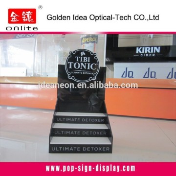 promotional gift beer bottle glorifier/bottle base with led lighting
