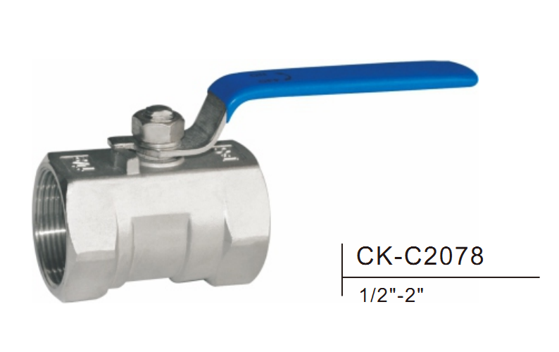 Valve à billes en acier inoxydable CK-C2078 1/2 "-2" 1000wog