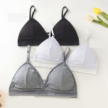 Women's Sexy Breathable Push-up Fitness Cotton Bralette