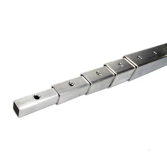 telescopic tent pole aluminium square