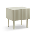 Fantastic Elegant White Simple Design Bedside Table