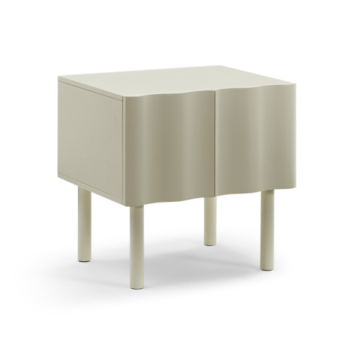 Fantastic Elegant White Simple Design Bedside Table