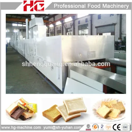 Whole set high quality sliced cake production line