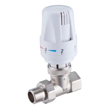 Brass Thermostatic Radiator Valve - Automatic Temperature Control Valve for Floor Heating