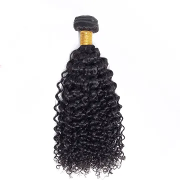 X-TRESS Kinky Curly 8-30 Inch Raw Brazilian Human Hair Bundles For Women Natural Color High Quality 9A Grade Hair Bundle Weave