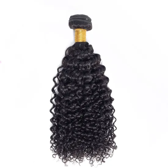 X-TRESS Kinky Curly 8-30 Inch Raw Brazilian Human Hair Bundles For Women Natural Color High Quality 9A Grade Hair Bundle Weave
