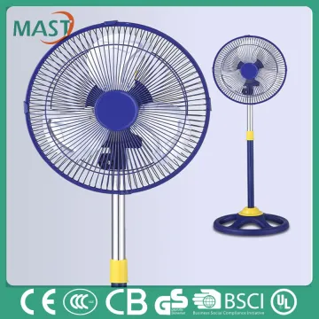 hot-selling 10 inches Blue Mini Air Cooling Fan With Metal Blades In Mast 2016 for household
