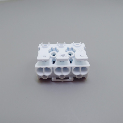 3 Poles Multipolar Wire Connector With Fixing-snaps