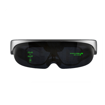 AI Robot AR Glasses with Bluetooth Remote Control for Navigation, Camera, and Music