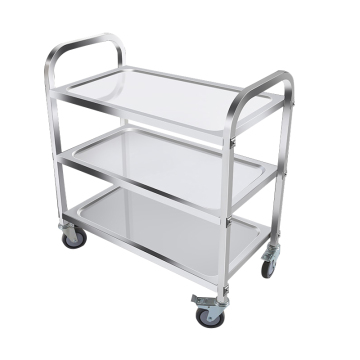 Wholesale Stainless Steel Mobile Food Service Cart with 2/3 Tiers