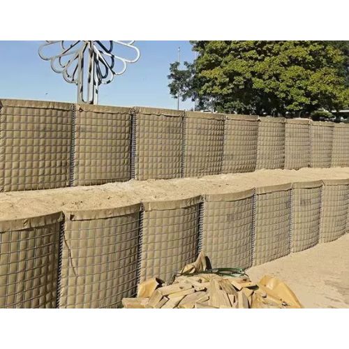 Безопасный габионный короб для контрольно-пропускных пунктов