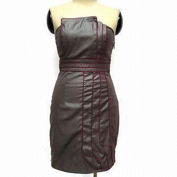 Evening Dress, Off-shoulder Mini Short Design, Made of 95% Cotton and 5% Spandex