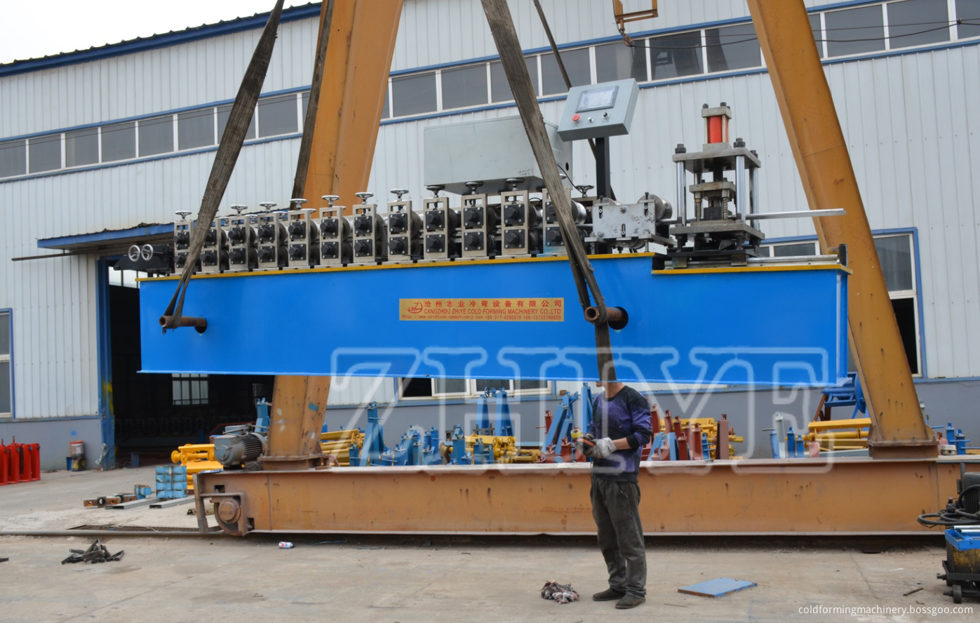 Automatic Roller Shutter Door Frame Roll Forming Machine