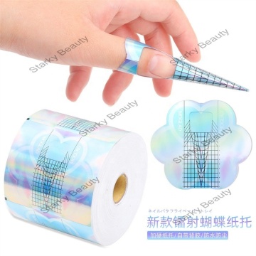 2024 Detachable Nail Laser Butterfly Paper Holder