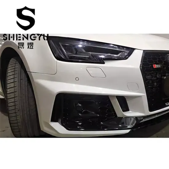 Front Bumper Grille Lip for Audi A4/S4 B9 2017-2019 - Upgrade to RS4 Style